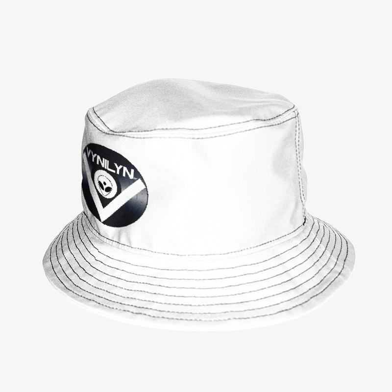 Bucket Hat - Alien  logo front - LIGHT 